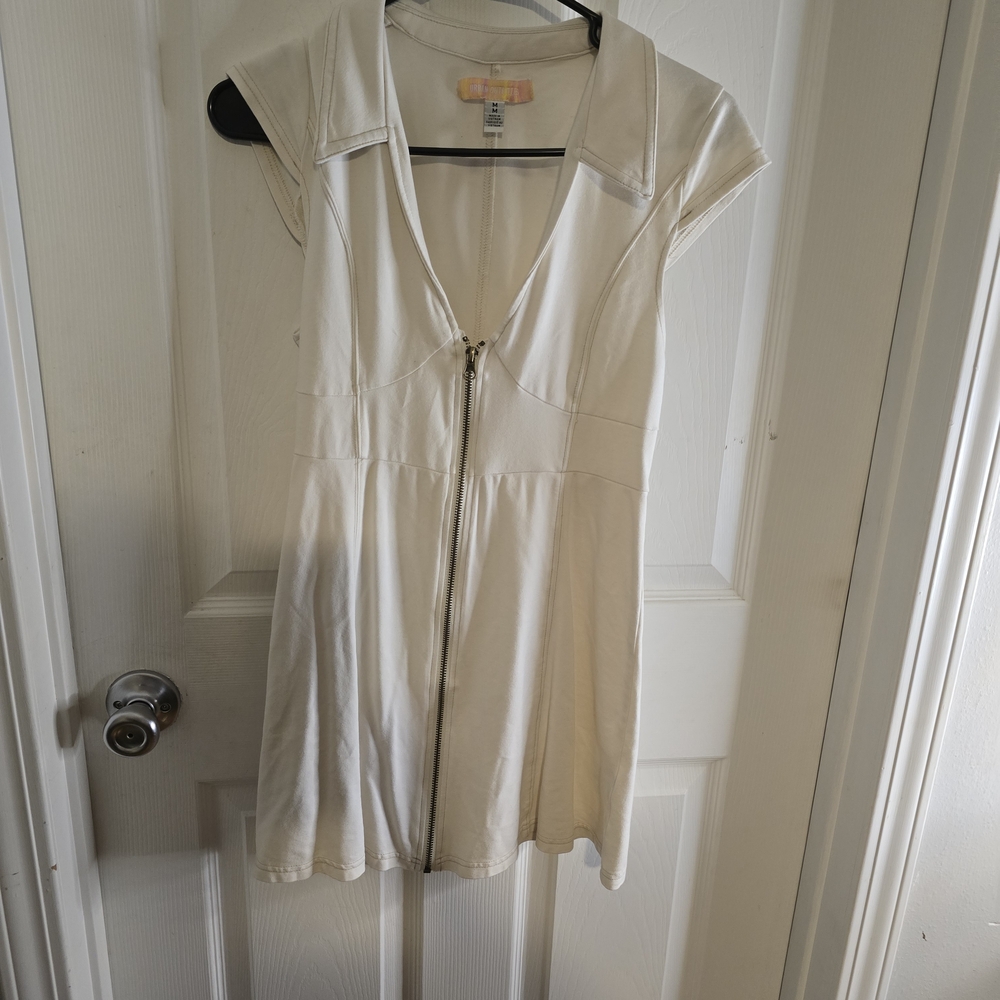 Urban Outfitters Cream Mini Dress - Picture 2 of 3
